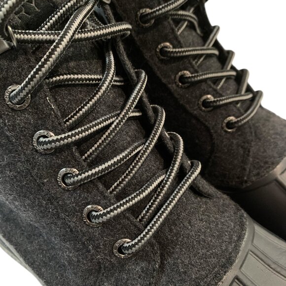 Sperry Men's Avenue Duck Wool Boots Sz 8M Men or 9.5/10 Wm's Water Resistant - Picture 7 of 12